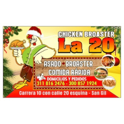 CHICKEN BROASTER LA 20
